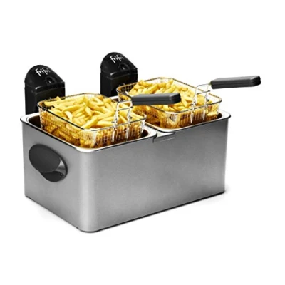 Imagen de Frifri 2*1 kg frietjes; 2*3,5l; 2*3200w ; metaal mantel, F1968