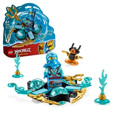 Imagen de LEGO 71778 Ninjago Spinjitzu Drift el Poder del Dragón de NYA, Juguetes Giratorios Coleccionables Ninja para Niños y Niñas a Partir 6 Años Realizar Trucos, con Minifigura Regalo Pequeño