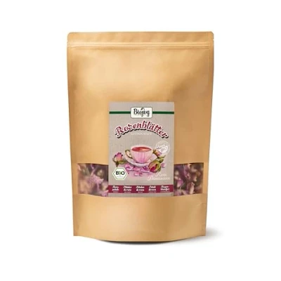 Imagen de Biojoy Pétalos de Rosa Orgánicos (200 g), secos y comestibles, ideal para Infusión (Rosa Damascena)