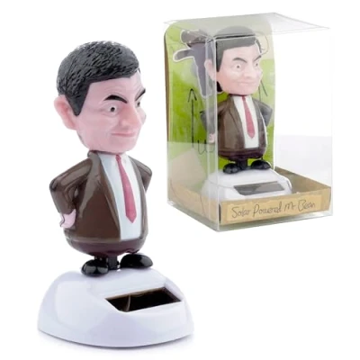 Imagen de Puckator Muñeco Solar Mr Bean, Multicolor, 10.5x5x6 cm