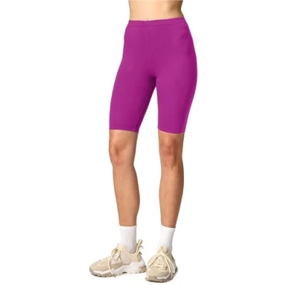 Imagen de Merry Style Leggins Cortos Mallas Deportivas Mujer Shorts Pantalones para Verano de Mujeres (Fucsia, M)