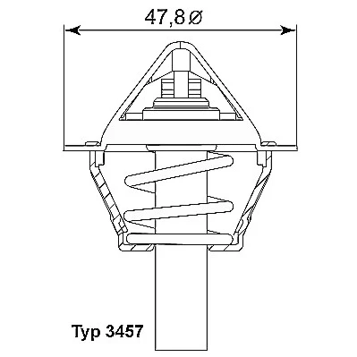 Imagen de Termostato, refrigerante WAHLER 3457.90D