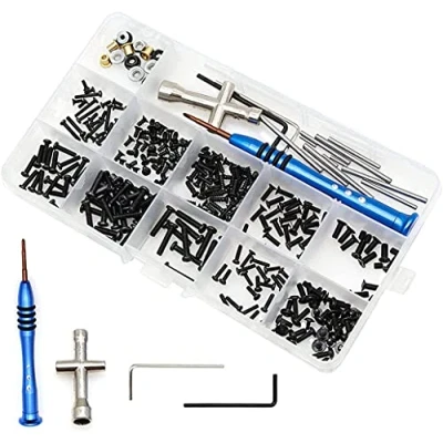 Imagen de kit de tornillos coche RC, caja herramientas reparación, sujetadores hardware, reemplazo para Wltoys 1/14 144001 RC Car