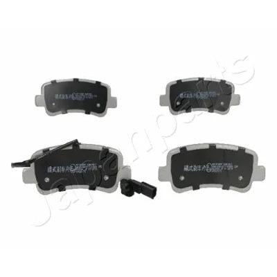 Imagen de JAPANPARTS PP 108AF Juego de pastillas freno Eje trasero con contacto aviso desgaste incorporado RENAULT: MASTER 3 Kasten,