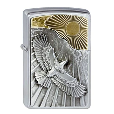 Imagen de Zippo Eagle Sun Fly Encendedor, Cromo, Única
