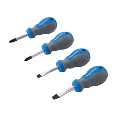 Imagen de Silverline Tools 893790 Juego de Destornilladores Cortos, 4 Piezas