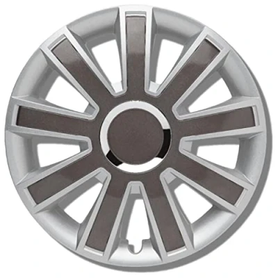 Imagen de Albrecht 16 pulgadas plata/gris Embellecedores para llantas de acero, ruedas Flash Made in EU Sólo genuino en el embalaje