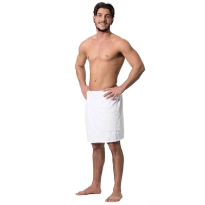 Imagen de ZOLLNER Toalla Sauna para Hombre, Blanca, algodón, L XL, Otras Tallas y Colores