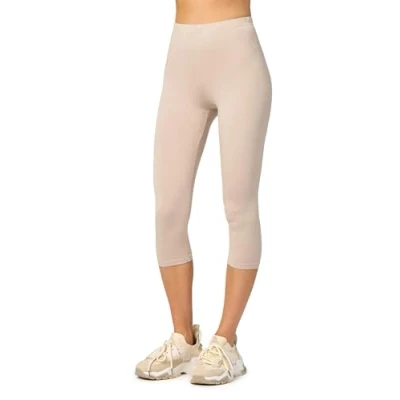 Imagen de Merry Style Leggins 3/4 Mallas Deportivas para Mujer Fitness Leggings Piratas Capri de Mujeres Verano Pantalones Yoga MS10 144 (Beige, M)