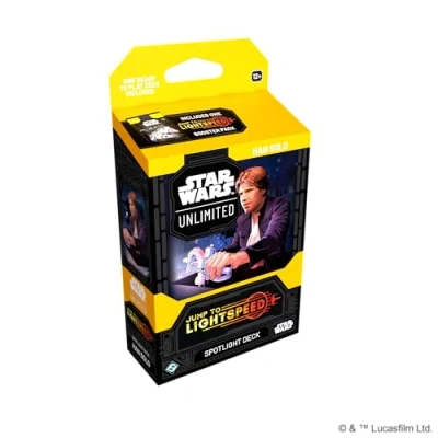 Imagen de Fantasy Flight Games Star Wars: Unlimited TCG Jump to Lightspeed Han Solo Spotlight Deck Ready Play 50 Card with Exclusive Cards! Ages 12+, 2+ Players, 20 Minute Playtime
