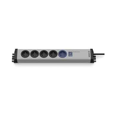 Imagen de EHMANN 0214x00058341 IT Master/Slave Pro Regleta de enchufes 5 vías, Cable 1,5 m
