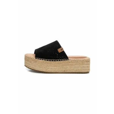 Imagen de REFRESH Sandalia Mujer Negro Calzado Cómodo y Versátil Moda casual Modelo 17246101 (Talla 41)