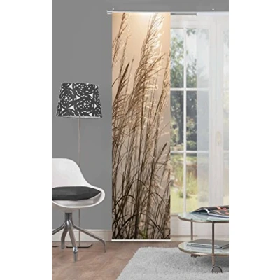 Imagen de Home Fashion 87997 711 Caruso Cortina corredera (Impresión Digital, plástico, Natural, 245 x 60 cm