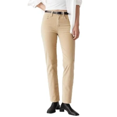 Imagen de Levi&#039;s 724 High Rise Straight Vaqueros, Beige, 30W / 32L Mujer