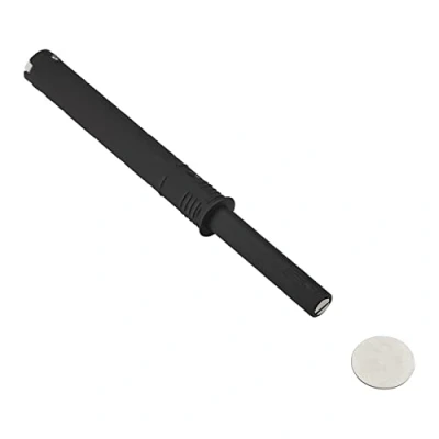 Imagen de 1 pieza SOTECH Amortiguador de Puerta K Push To Open con Punta Magnética (recorrido expulsión: 37 mm) Antracita para Bisagras sin resortes