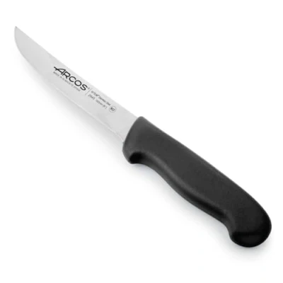 Imagen de Arcos Cuchillo deshuesador con Hoja Acero Inoxidable Nitrum 160 mm. Carnicero Profesional para Cortar Huesos Carne. Mango ergonómico Polipropileno. Serie 2900. Color Negro.