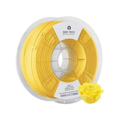 Imagen de QIDI TECH Filamento PETG Tough 1.75mm, Impresora 3D Resistente Carrete de 1kg(2.2lbs), Adecuado para Impresión Alta Velocidad, Se Adapta a la Mayoría Impresoras FDM, Amarillo