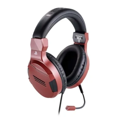 Imagen de BIGBEN Auriculares con Micrófono Gaming PS4OFHEADSETV3R Rojo