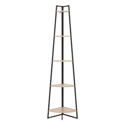Imagen de 5five estantería esquinera aliaj 5 Niveles 180cm Efecto Madera