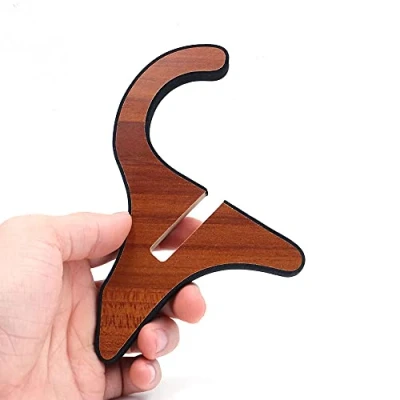 Imagen de Alnicov Portátil desmontable de madera Kalimba titular pulgar piano soporte exhibición marco fijo para 10 teclas 17 Kalimbas