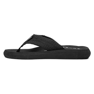 Imagen de Rocket Dog Sundeck sandalias de dedo lona para mujer, Negro (BLACK AA0), 36