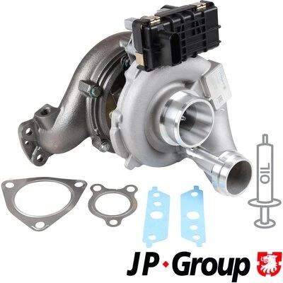 Imagen de JP GROUP 1317400900 Turbocompresor de gases escape incl. kit juntas MERCEDES BENZ: Vito Mixto, Sprinter 3.5 T Furgón, Clase ML