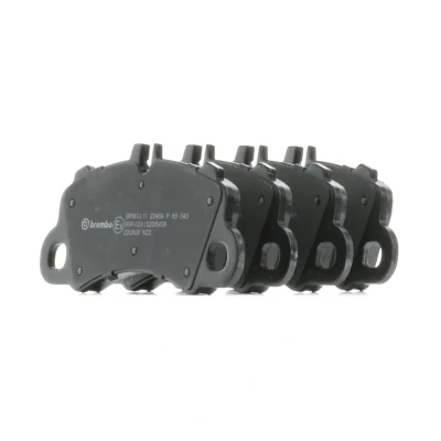 Imagen de BREMBO P 65 043 Juego de pastillas freno preparado para indicador desgaste sin accesorios PORSCHE: Macan