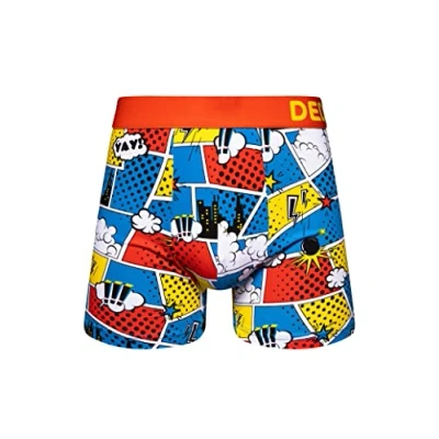Imagen de Dedoles Calzoncillos Hombre y Chico Ropa Interior Algodón Boxer Muchos diseños Divertidos Dinosaurios Hockey Patos, Color: Multicolor, diseño: Cómics de Colores (bóxers Ajustados), tamaño: S