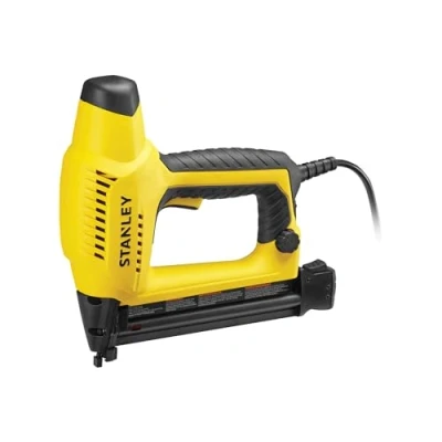 Imagen de STANLEY 6 TRE650 Clavadora Eléctrica Easy Load, Mecanismo Antibloqueo, Ajuste de Potencia, Mango Ergonómico y Cabezal Blando, Gatillo Seguridad, Para 5 Tamaños Clavos