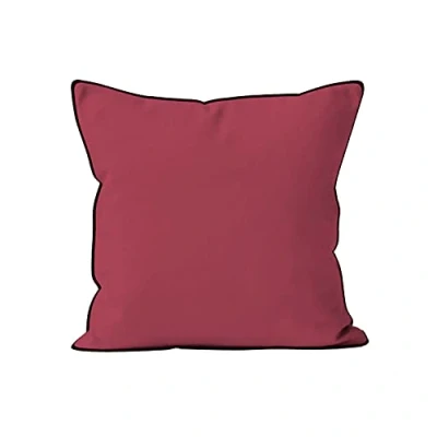 Imagen de Soleil d&#039;ocre Cojín de Microfibra Lavada Boheme, Rosa (Frambuesa), 40 x cm