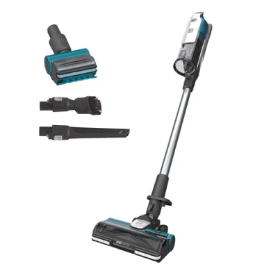 Imagen de Aspirador escoba Hoover HF9 Mascotas, Cepillo Anti Enredos y Posición Parking, Luz LED, Autonomía 30 min, 0.7L, 5 años Garantía, Azul