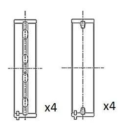 Imagen de FAI AutoParts BM1017 STD Cojinete de cigüeñal AUDI: Coupe B3, A4 B7 Berlina, A6 C6 VOLKSWAGEN: Passat B5 GP Berlina