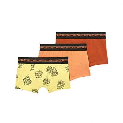 Imagen de Dim AD30CN4 Pack de 3 Boxer niño Algodon Lycra Color: AM7 Talla: 12