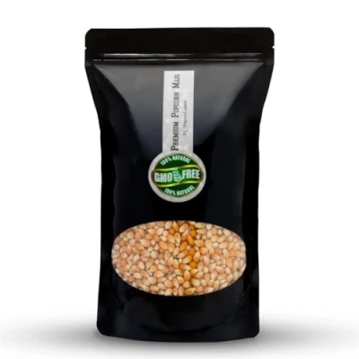 Imagen de Premium Butterfly popcorn Kinopopcorn 1 Kg bolsa fresca XL 1:46 pop volumen en con cierre GMO Free (1000)