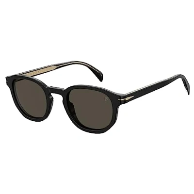 Imagen de DAVID BECKHAM Hombre DB 1007/S 807/IR Gafas de sol Acetato Negro Gris Redonda Normal