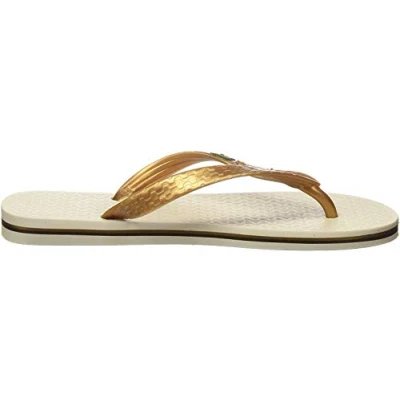 Imagen de Ipanema CLAS Brasil II Fem, Chanclas, Multicolor (Beige/Gold 8010.0), 35/36 EU