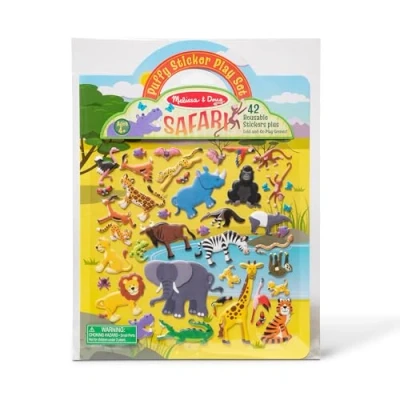 Imagen de Melissa &amp; Doug Puffy Sticker Play Set Safari Toy