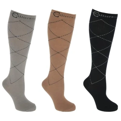 Imagen de Covalliero Medias montar Karo, 3 unidades, talla 40 42