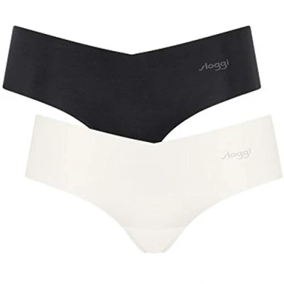 Imagen de sloggi ZERO Microfibre Hipster C2P, Slip, Mujer, Multicolor (Black Combination), XL