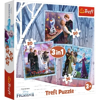 Imagen de Trefl 916 34853 EA 3 in 1 Frozen, Red