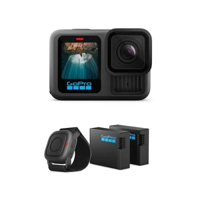Imagen de GoPro Paquete de acción HERO13 Black: Incluye 2 baterías Enduro y Mando a Distancia con Obturador Sumergible