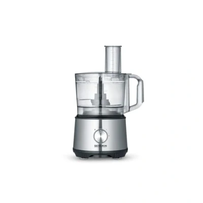 Imagen de SEVERIN Robot de cocina multifuncional con numerosos accesorios, 1.200 W, 1.5 L, Negro/Acero inoxidable cepillado, KM 3892
