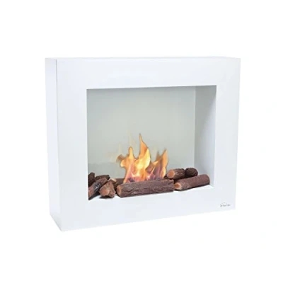 Imagen de Chimenea de Suelo o Pared Color Blanco Purline