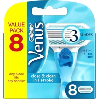 Imagen de Gillette Venus Smooth Recambio de hoja para mujer, 8