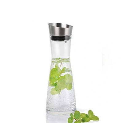 Imagen de Blomus ALDOA Jarra de Agua, Vidrio Acero Inoxidable, 100 mm