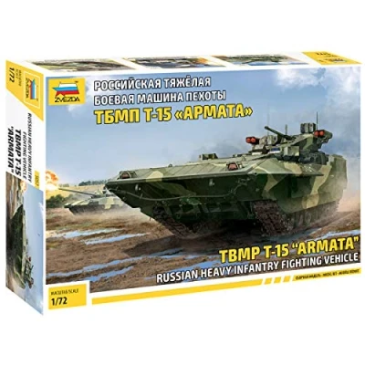 Imagen de Zvezda 5057 500785057 1:72 T 15 TBMP Armata Russ.Heavy Infant. Kit de construcción maquetas plástico para Principiantes, sin barnizar