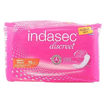 Imagen de Indasec Discreet Maxi, 15 unidades