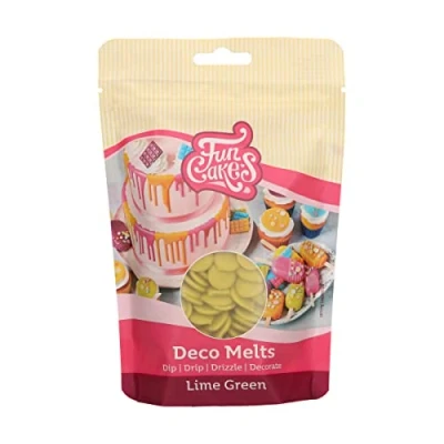 Imagen de FunCakes Deco Melts Verde lima AZO Free 250 g