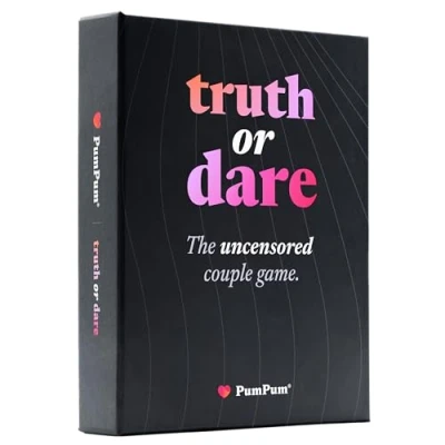 Imagen de PumPum® Truth or Dare Juego Coqueto para Parejas con 110 Tarjetas Versión en Inglés