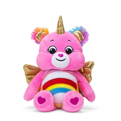 Imagen de Care Bears Peluche de 22 cm, diseño Pegasus Cheer, Juguete Suave Coleccionable, Unicornio para niños y niñas, Oso Cuidado pequeño, a Partir 4, 5, 6, 7 años,
